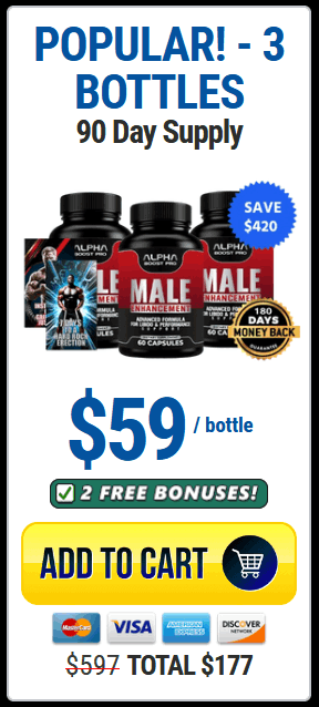 Alpha Boost Pro-3-bottle - order-now-( Ninety Days Supply) - image